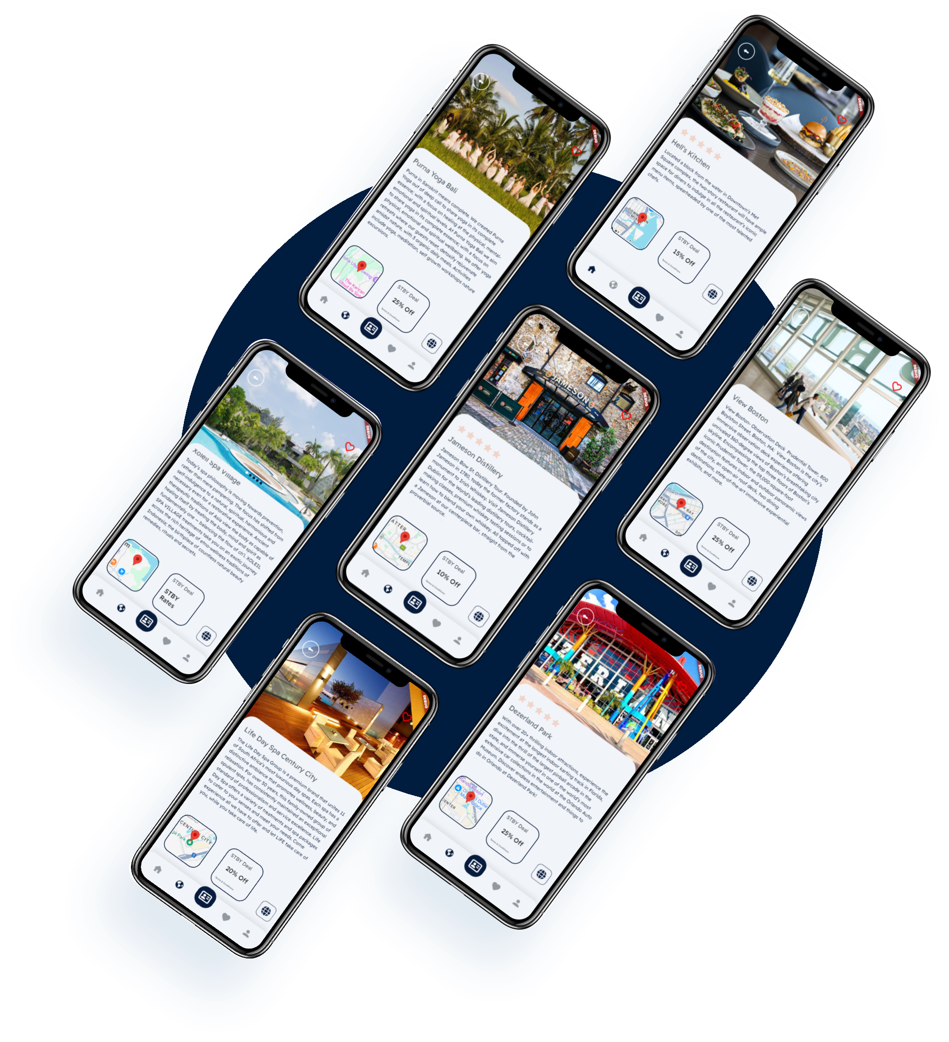 STBY app map of deals near you